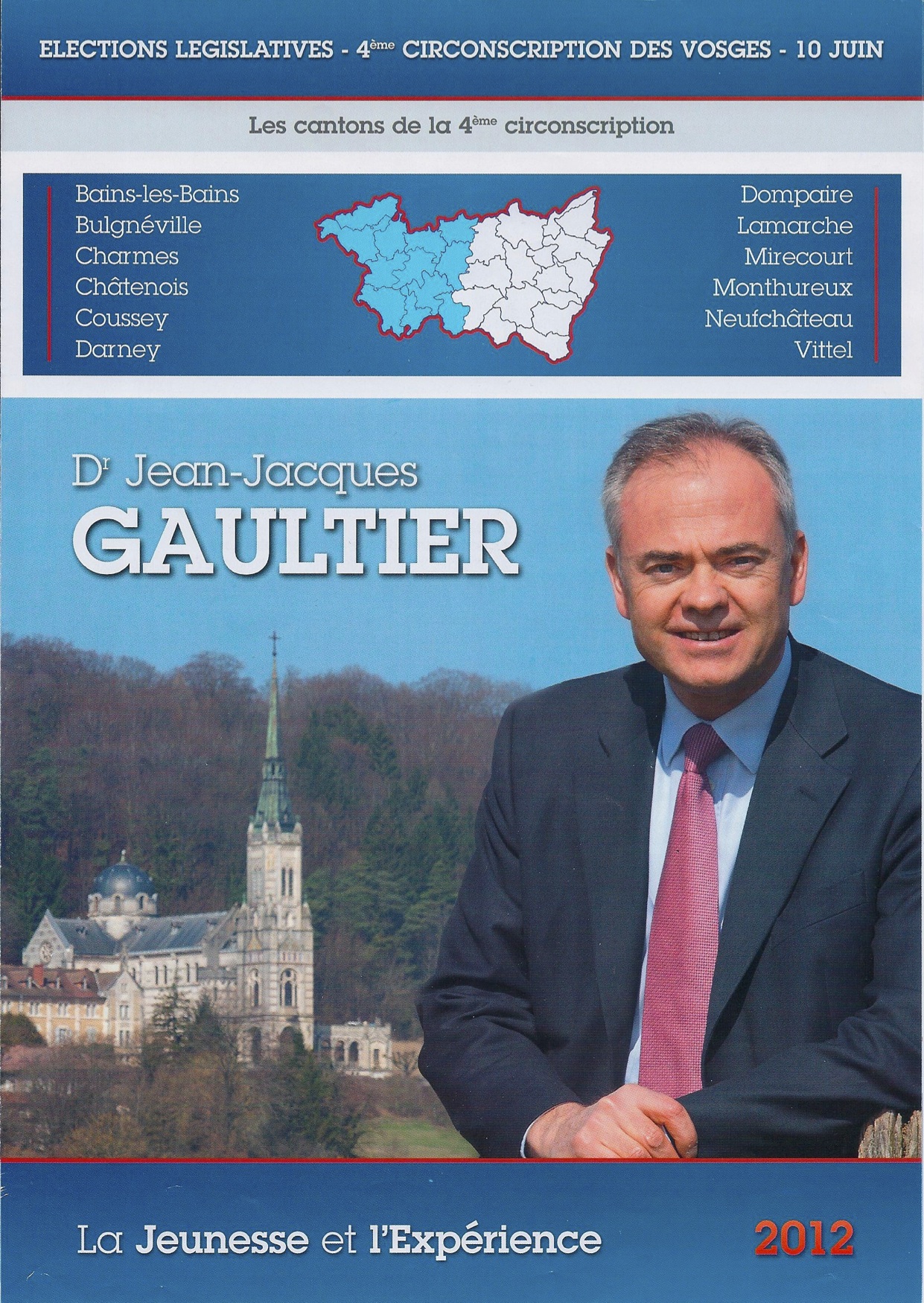 Jean-Jacques Gaultier, Programme du candidat de la 4ème circonscription des Vosges - Législatives 2012